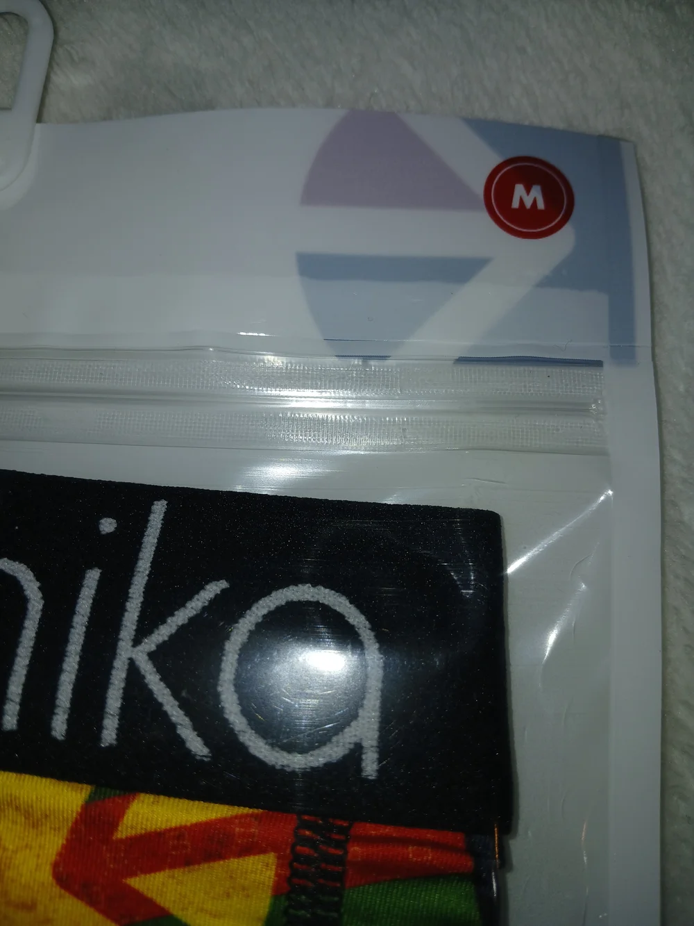ethika Black Sticker Collage Boxer Brief